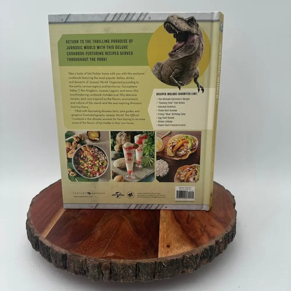 NEW Jurassic World The Official Cookbook 2021 Hardcover Mint Condition